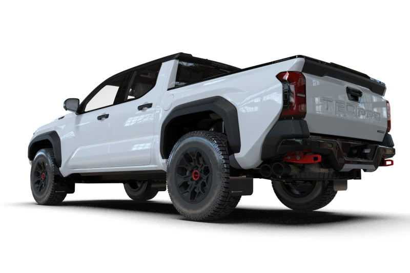 RALMF114-UR-BLK-RD-Rally Armor 2024 Toyota Tacoma Black UR Mud Flap w/ Red Logo-Mud Flaps-Rally Armor