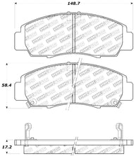 Load image into Gallery viewer, STO309.07870-StopTech Performance 04-09 Acura TSX / 09 Accord V6 Coupe ONLY Front Brake Pads-Brake Pads - Performance-Stoptech