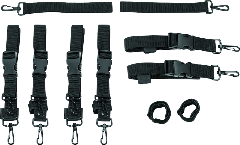 KUR5163-Kuryakyn Premium Luggage Strap Kit-Bags - Saddlebags-Kuryakyn