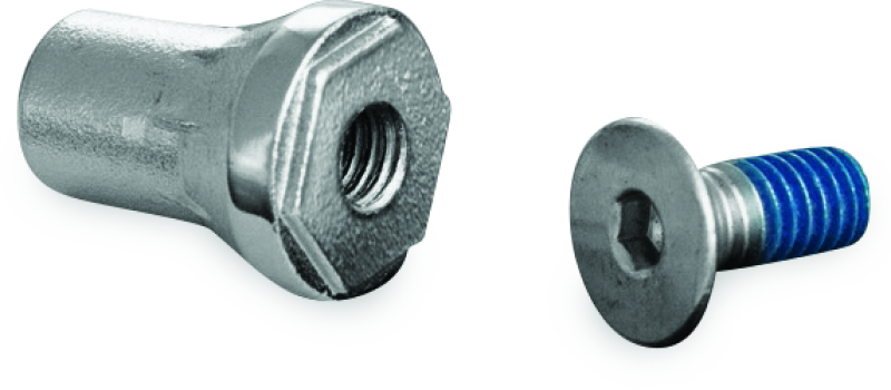 KUR4376-Kuryakyn Replacement Tapered Peg Mount With Screw Chrome-Footpegs-Kuryakyn