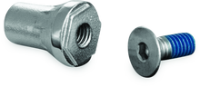 Load image into Gallery viewer, KUR4376-Kuryakyn Replacement Tapered Peg Mount With Screw Chrome-Footpegs-Kuryakyn