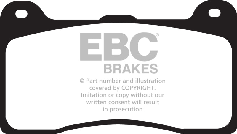 EBCDP4039/2R-EBC Wilwood Dynapro Lug Mount Caliper Yellowstuff Brake Pads-Brake Pads - Performance-EBC