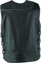 Load image into Gallery viewer, RIV094405-River Road Plains Leather Vest Black - Small-Vests-River Road
