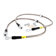 Load image into Gallery viewer, STO950.63006-StopTech 95-00 Dodge Viper Stainless Steel Front Brake Line Kit-Brake Line Kits-Stoptech