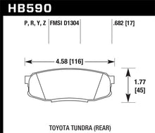 Load image into Gallery viewer, Hawk 2019 Toyota Tundra/2019 Lexus NX300 HP Plus Brake Pad Set-Brake Pads - Performance-Hawk Performance