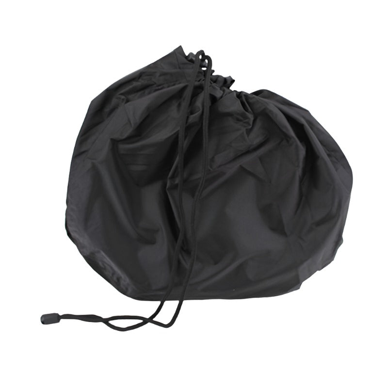 MMP77599-Mustang Harley Rain Covers w/ Driver Backrest - Black-Seat Covers-Mustang Motorcycle