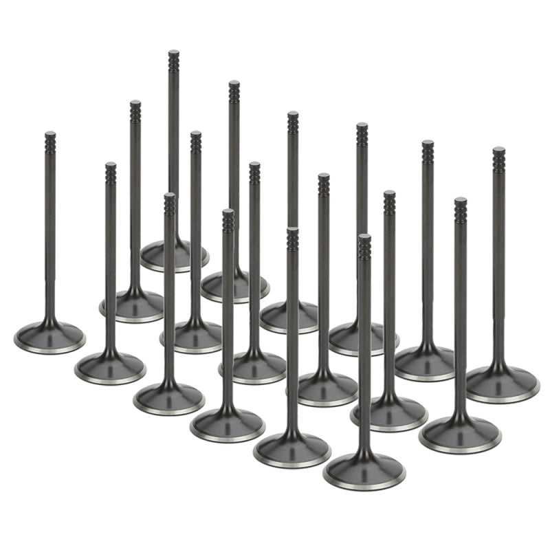 Supertech Audi/VW 1.8T 5V Black Nitrided Intake Valve - Set of 18-Valves-Supertech