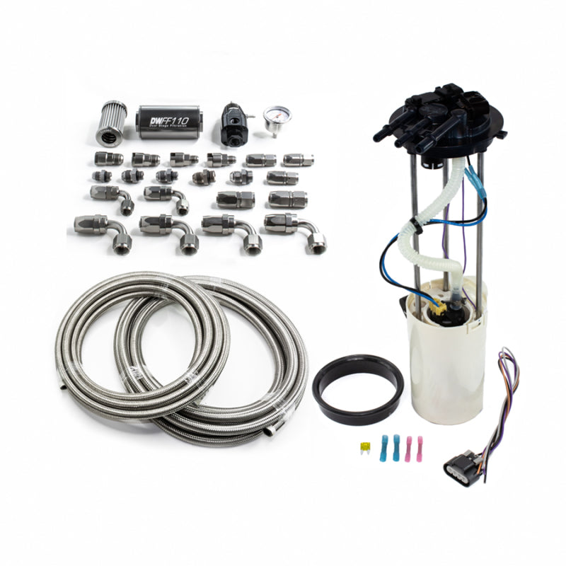 DeatschWerks 1999-2004 GM Truck DW400 Pump Module w/CPE fuel lines-Fuel Pumps-DeatschWerks