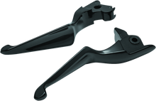 Load image into Gallery viewer, KUR1849-Kuryakyn Boss Blades Lever Set 14-16 Touring Gloss Black-Levers-Kuryakyn