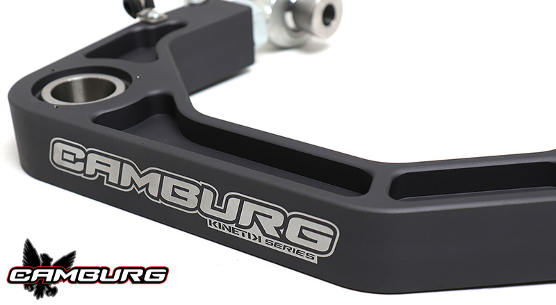 CMBCAM-310184-GRY-Camburg Toyota Tacoma 05-23 / 4-Runner 03-23 / FJ 07-14 KINETIK V2 Billet Uniball Upper Arms-Suspension Arms & Components-Camburg