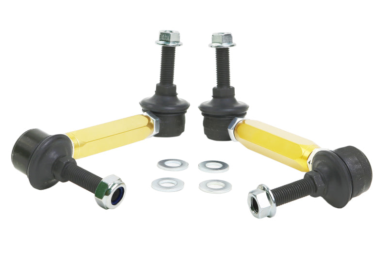 Whiteline-Whiteline Universal Sway Bar End Link Kit - 130-155mm Heavy Duty Adjustable - 10mm Ball Studs