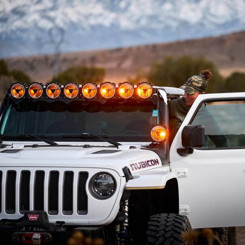 KCL91403-KC HiLiTES Gravity Titan LED 6in. - Pair Pack (Wide-40 Beam)-Light Bars & Cubes-KC HiLiTES