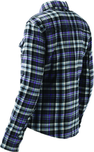 Load image into Gallery viewer, RIV094527-River Road Cameo Flannel Moto Shirt Womens - Small-Shirts-River Road
