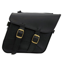 Load image into Gallery viewer, WAM59588-08-Willie &amp; Max Universal Fit Brass Monkey Compact Slant Saddlebag Set (12inL x 9.5inH x 5.5inW)- Black-Bags - Saddlebags-Willie &amp; Max