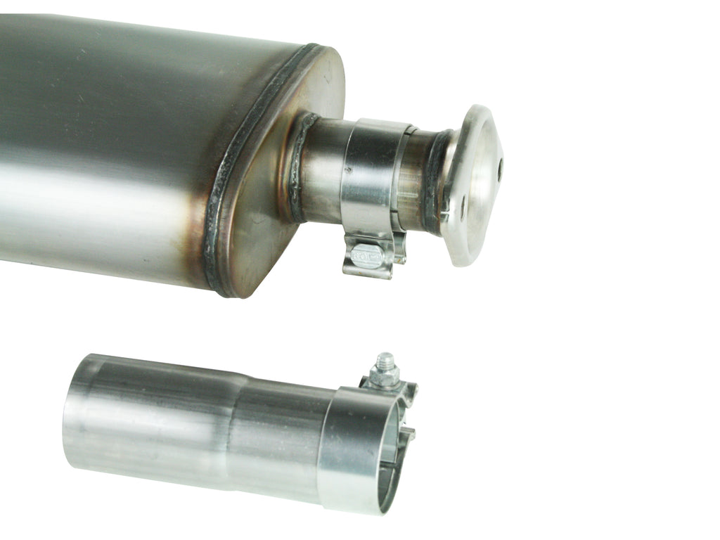 aFe aFe MACHForce XP Exhausts Cat-Back SS-409 EXH Jeep Wrangler TJ 97-06 I6-4.0L HT - 2.5 In.