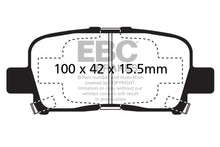 Load image into Gallery viewer, EBC 00-02 Acura MDX 3.5 Greenstuff Rear Brake Pads - Black Ops Auto Works