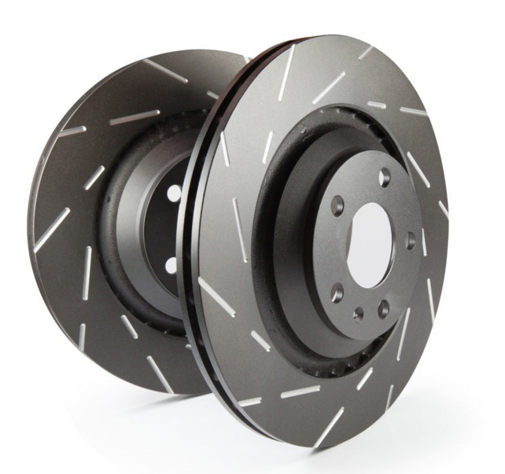 EBC 00-05 Ford Excursion 5.4 4WD USR Slotted Front Rotors - Black Ops Auto Works