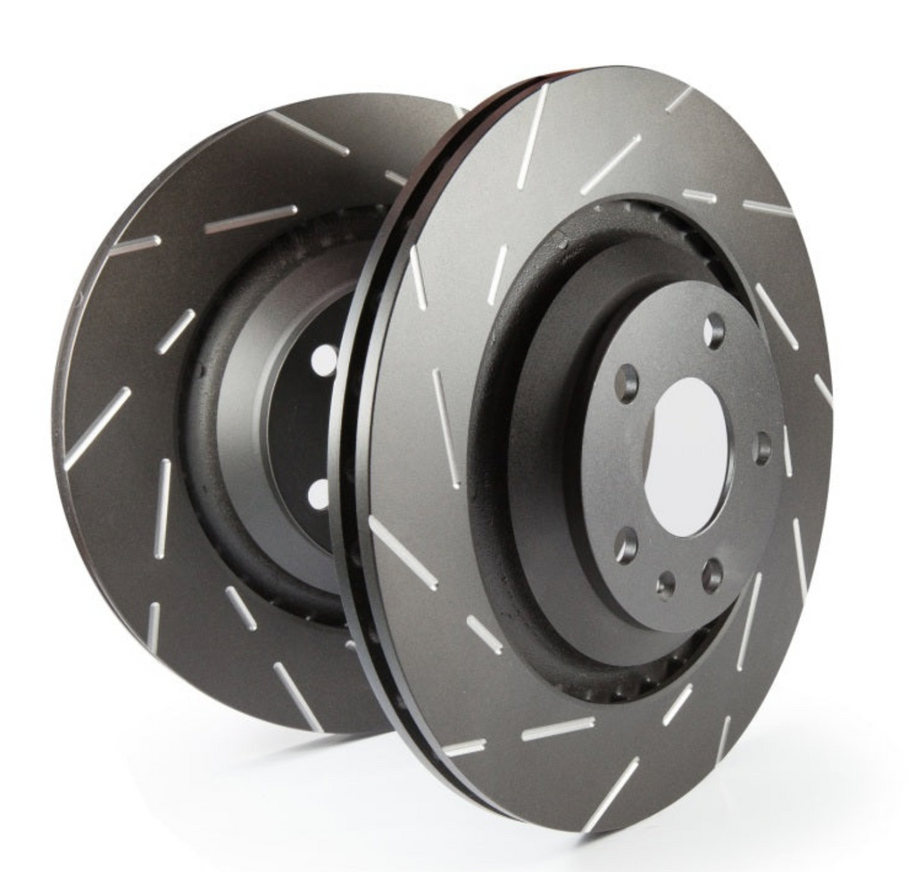 EBC 00-06 Audi TT Quattro 1.8 Turbo (225bhp) USR Slotted Rear Rotors - Black Ops Auto Works