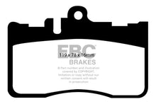 Load image into Gallery viewer, EBC 01-06 Lexus LS430 4.3 Yellowstuff Front Brake Pads - Black Ops Auto Works