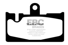 Load image into Gallery viewer, EBC 01-06 Lexus LS430 4.3 Yellowstuff Rear Brake Pads - Black Ops Auto Works