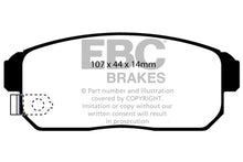 Load image into Gallery viewer, EBC 02-03 Infiniti G20 2.0 Yellowstuff Rear Brake Pads - Black Ops Auto Works