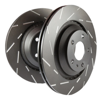 Load image into Gallery viewer, EBC 03-04 Cadillac XLR 4.6 USR Slotted Rear Rotors - Black Ops Auto Works