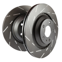 Load image into Gallery viewer, EBC 03-05 Mazda 3 2.3 USR Slotted Front Rotors - Black Ops Auto Works