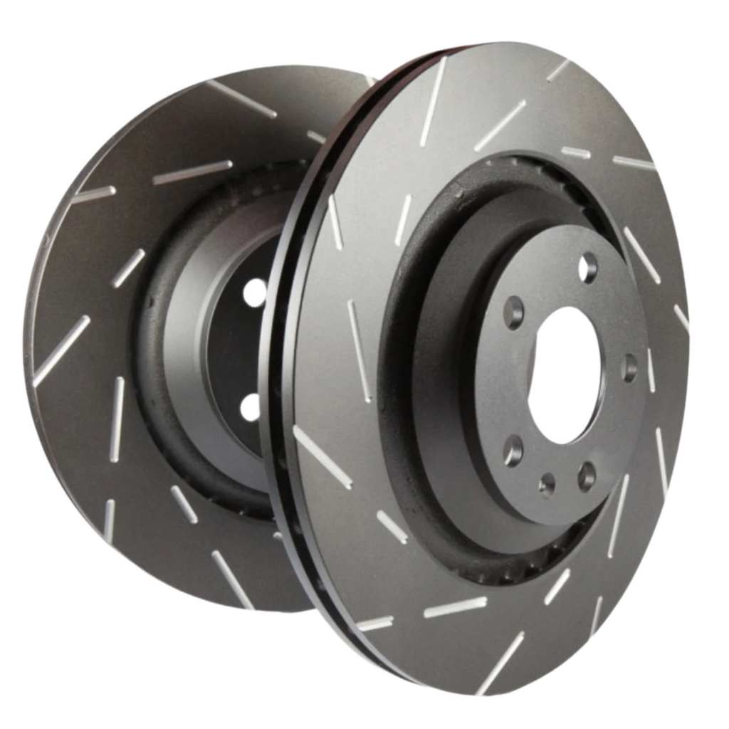EBC 03-09 Toyota 4 Runner 4.0 USR Slotted Front Rotors - Black Ops Auto Works
