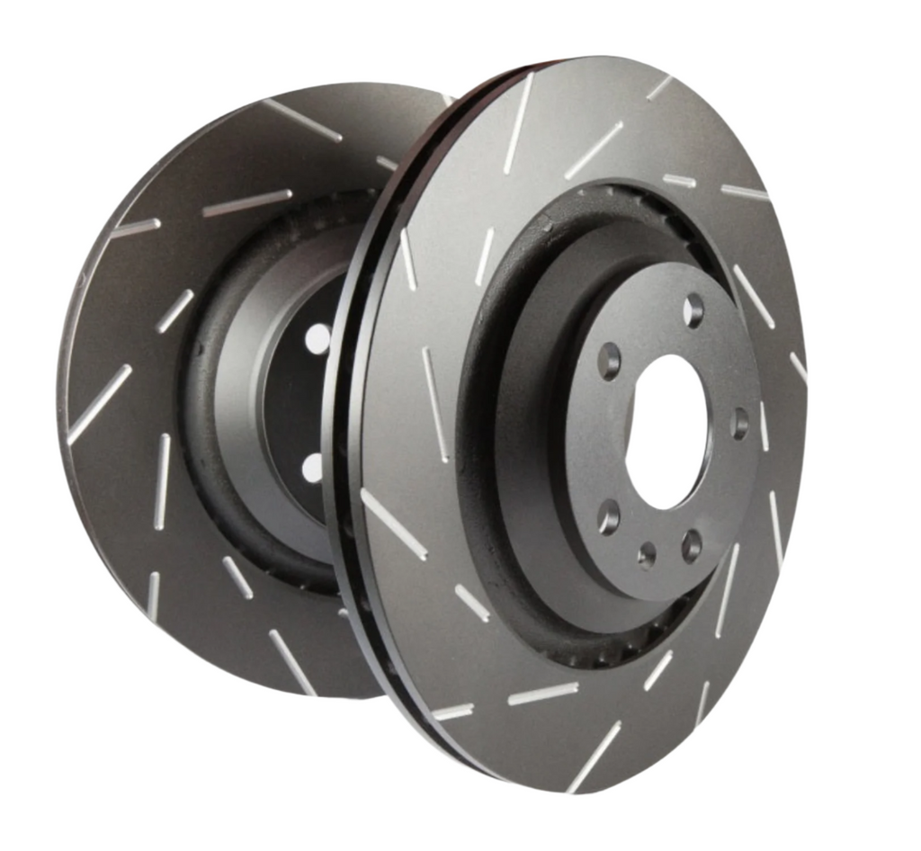 EBC 03-12 Mazda RX8 1.3 Rotary (Sports Suspension) USR Slotted Front Rotors - Black Ops Auto Works