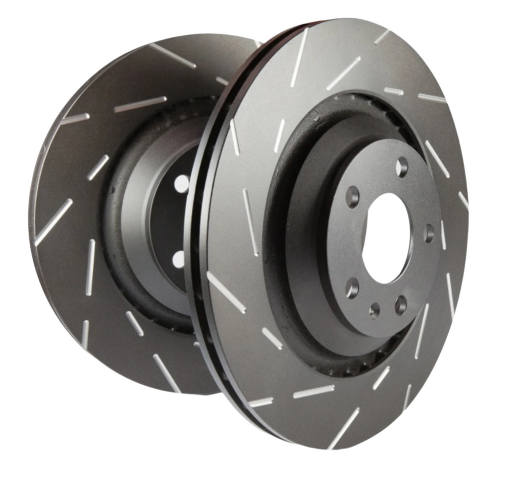 EBC 04-06 Audi TT Quattro 3.2 USR Slotted Front Rotors - Black Ops Auto Works