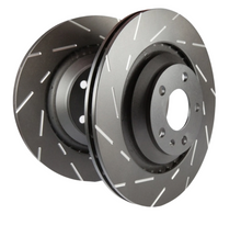 Load image into Gallery viewer, EBC 04-06 Audi TT Quattro 3.2 USR Slotted Front Rotors - Black Ops Auto Works