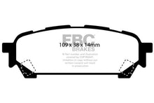 Load image into Gallery viewer, EBC 04-06 Saab 9-2X 2.0 Turbo Redstuff Rear Brake Pads - Black Ops Auto Works