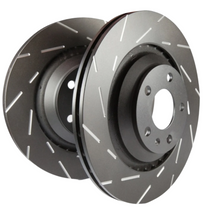 Load image into Gallery viewer, EBC 04-06 Saab 9-2X 2.0 Turbo USR Slotted Front Rotors - Black Ops Auto Works