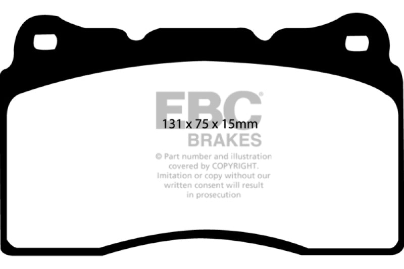 EBC 04-08 Acura TL 3.2 (Manual)(Brembo) Greenstuff Front Brake Pads - Black Ops Auto Works