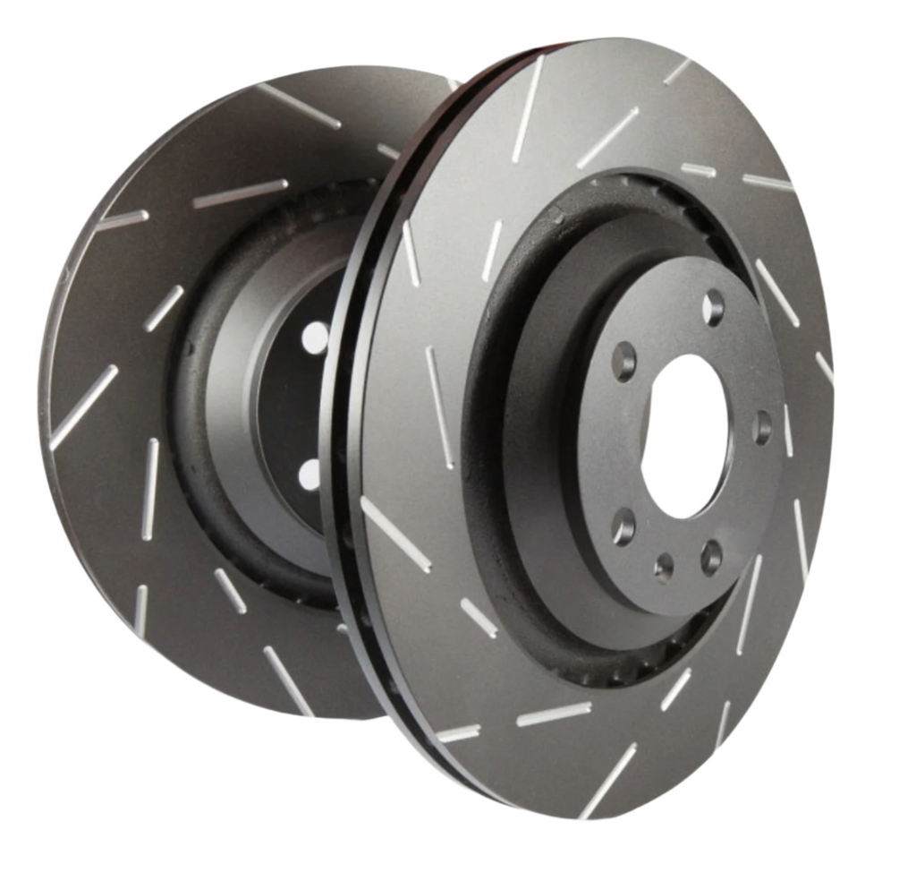 EBC 05-06 Pontiac GTO 6.0 (Vented Rear Rotors) USR Slotted Front Rotors - Black Ops Auto Works