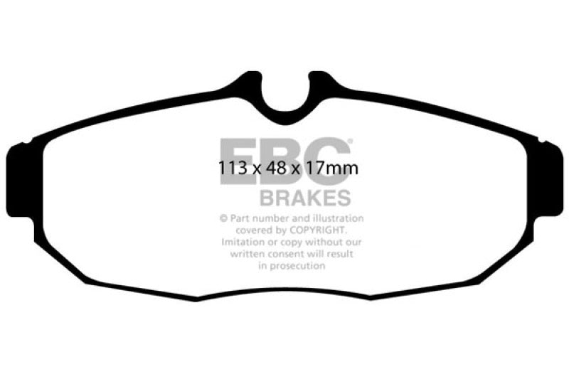EBC 05-10 Ford Mustang 4.0 Redstuff Rear Brake Pads - Black Ops Auto Works