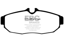 Load image into Gallery viewer, EBC 05-10 Ford Mustang 4.0 Yellowstuff Rear Brake Pads - Black Ops Auto Works