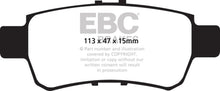Load image into Gallery viewer, EBC 05-10 Honda Odyssey 3.5 Greenstuff Rear Brake Pads (For 11.7in. Rotors) - Black Ops Auto Works