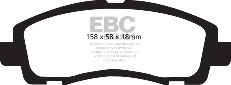 EBC 05-14 Honda Ridgeline 3.5 Greenstuff Front Brake Pads - Black Ops Auto Works