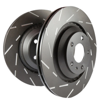 Load image into Gallery viewer, EBC 05-14 Volkswagen Golf 2.5 (Girling rear caliper) USR Slotted Rear Rotors - Black Ops Auto Works
