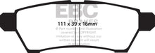 Load image into Gallery viewer, EBC 05+ Nissan Frontier 2.5 2WD Greenstuff Rear Brake Pads - Black Ops Auto Works