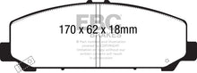 Load image into Gallery viewer, EBC 06-07 Infiniti QX56 5.6 (Akebono) Yellowstuff Front Brake Pads - Black Ops Auto Works