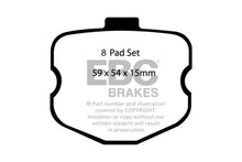Load image into Gallery viewer, EBC 06-08 Chevrolet Corvette (C6) 7.0 (Z06) Bluestuff Rear Brake Pads - Black Ops Auto Works