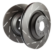 Load image into Gallery viewer, EBC 06-08 Lexus IS250 2.5 USR Slotted Rear Rotors - Black Ops Auto Works