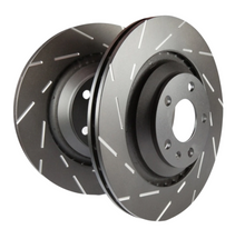 Load image into Gallery viewer, EBC 06-09 Chrysler Aspen 4.7 USR Slotted Front Rotors - Black Ops Auto Works