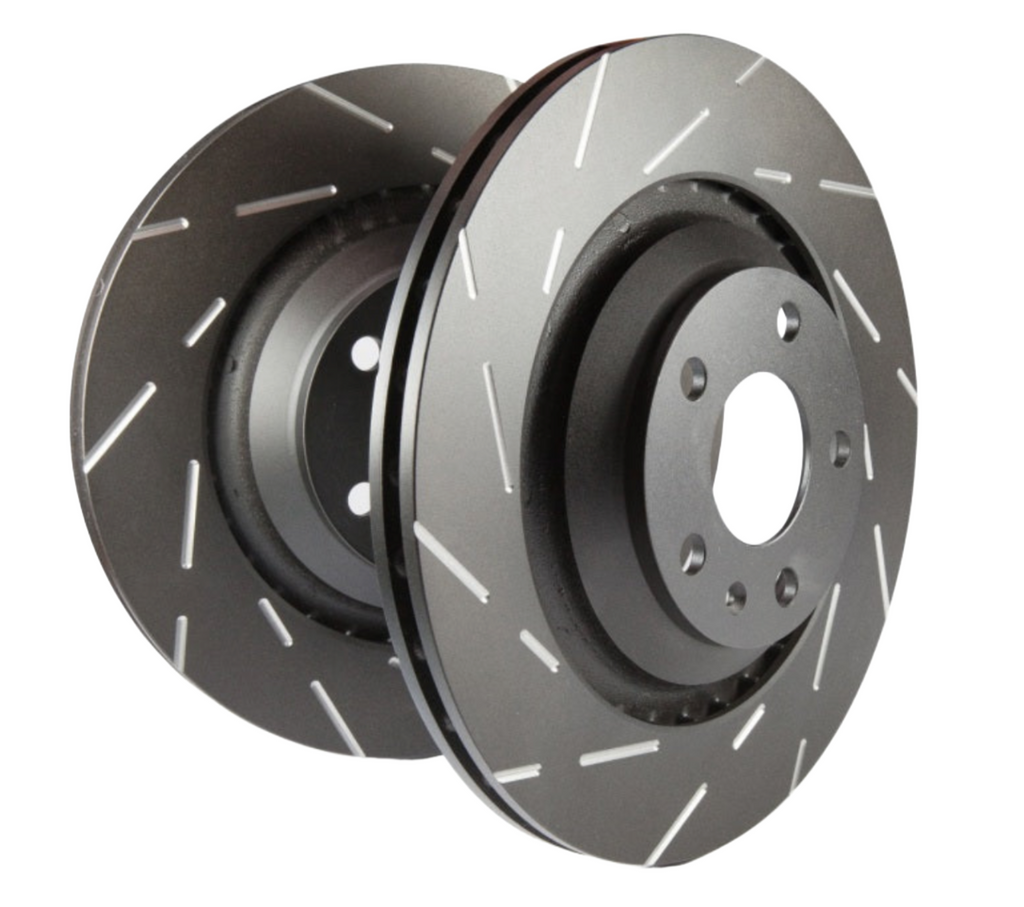 EBC 06-09 Mazda 6 2.3 Turbo (Mazdaspeed) USR Slotted Rear Rotors - Black Ops Auto Works