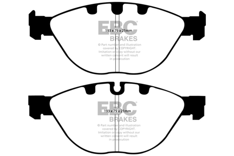 EBC 06-10 BMW M5 5.0 (E60) Redstuff Front Brake Pads - Black Ops Auto Works