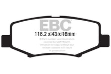 Load image into Gallery viewer, EBC 06-11 Dodge Nitro 3.7 Greenstuff Rear Brake Pads - Black Ops Auto Works