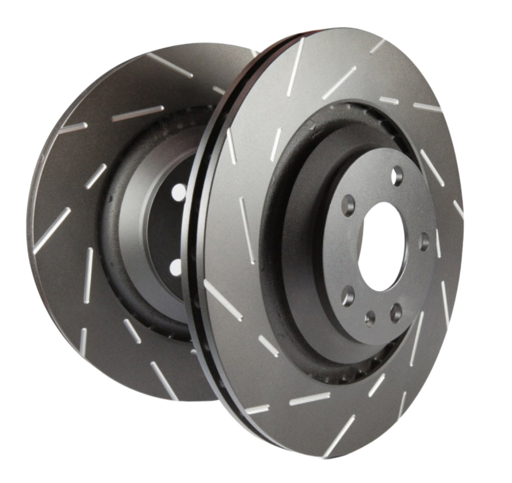 EBC 06-11 Dodge Ram 1500 Mega Cab 2WD USR Slotted Front Rotors - Black Ops Auto Works