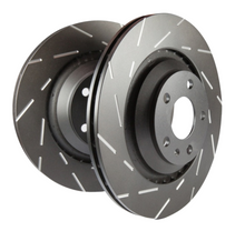 Load image into Gallery viewer, EBC 06-11 Dodge Ram 1500 Mega Cab 2WD USR Slotted Front Rotors - Black Ops Auto Works